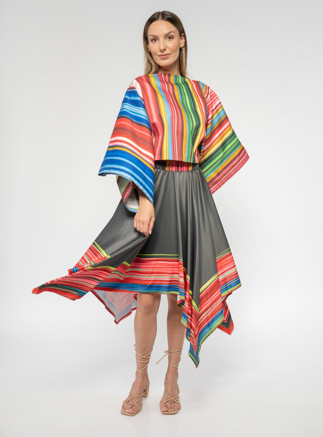 Sukňa farebná bezodpadová