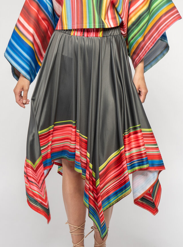 Sukňa farebná bezodpadová