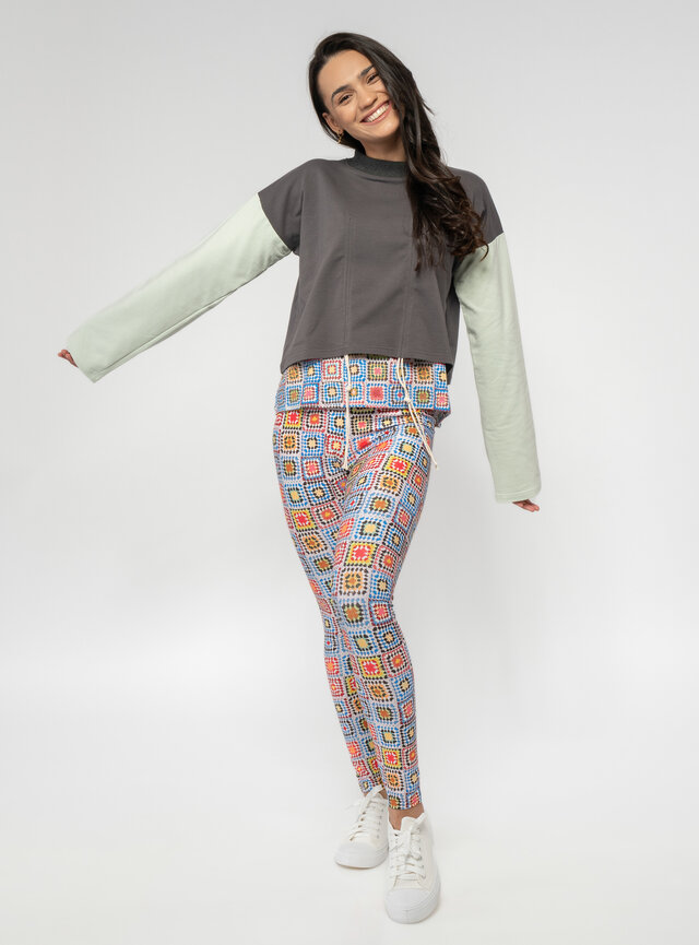 Dámska dvojvrstvová mikina so sťahovaním