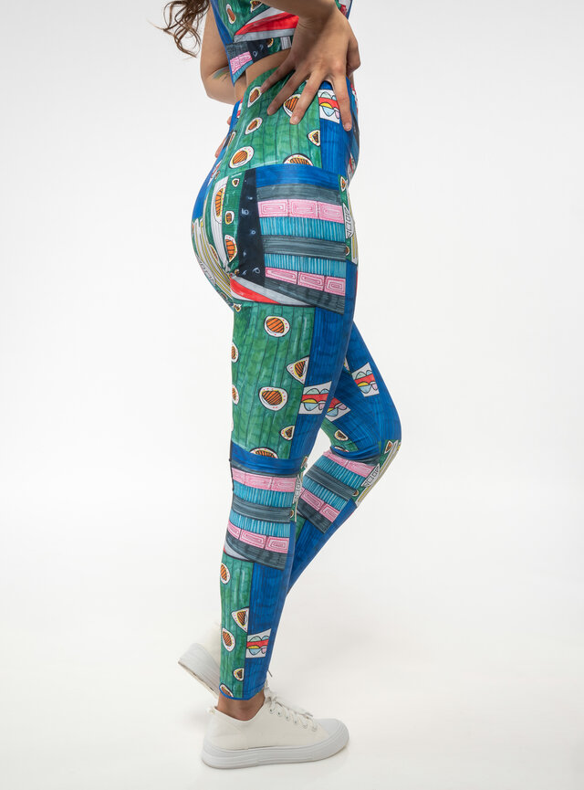 Dámske legíny s potlačou