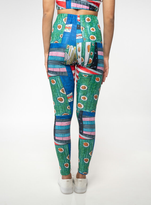 Dámske legíny s potlačou