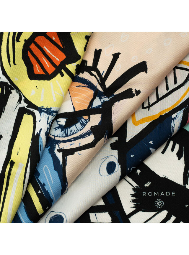 Šatka Zrodenie (Uľiben) v modrej farbe