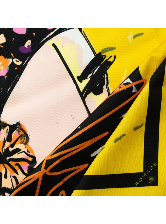 Šatka Nádej (Bari Bacht) v žltej farbe