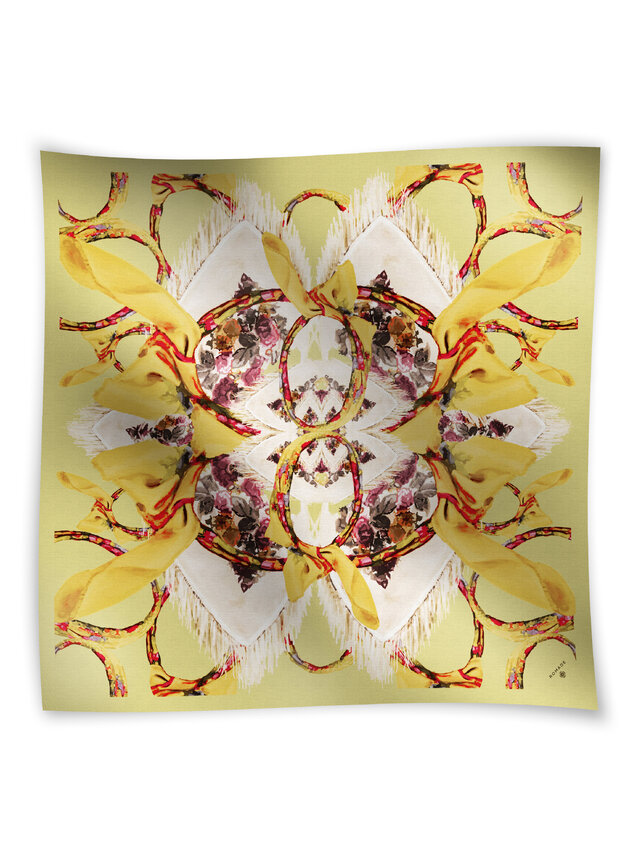 Šatka Duša (Voďi) v béžovej farbe