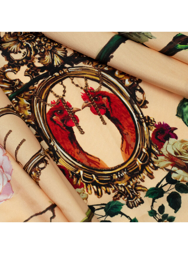 Šatka Dvor (O Avľin) v béžovej farbe