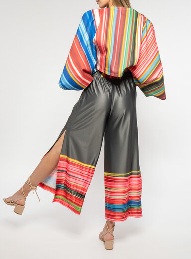 Dámske nohavice s rozparkami