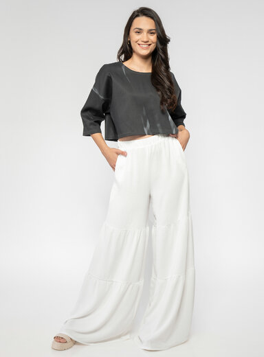 Dámsky top krátky s potlačou