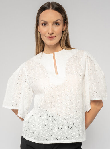 Dámska blúzka z madeiry s krátkym rukávom
