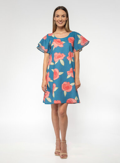 Dámske šaty zo 100% ľanu