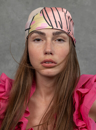 Šatka Dar (Daňipen) v ružovej farbe