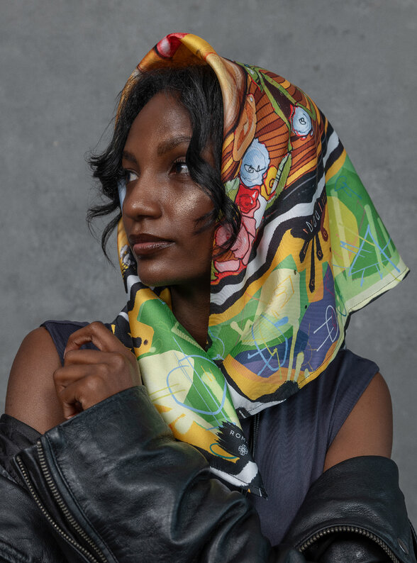 Šatka Sila (Zor) v zelenej farbe