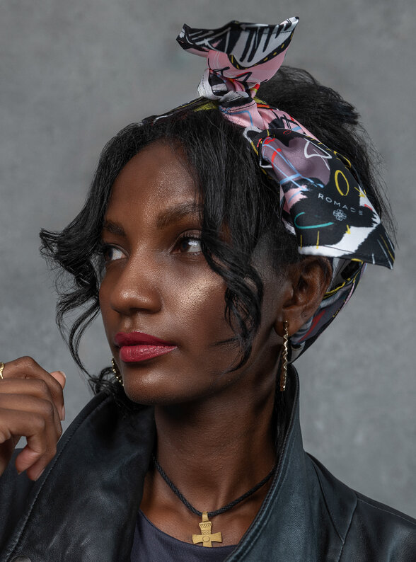 Šatka Sila (Zor) v ružovej farbe