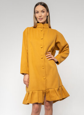 Dámsky kabát so stojačikom