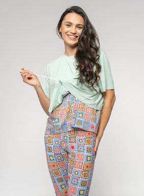 Dámske asymetrické tričko so sťahovaním