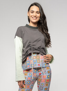 Dámska dvojvrstvová mikina so sťahovaním