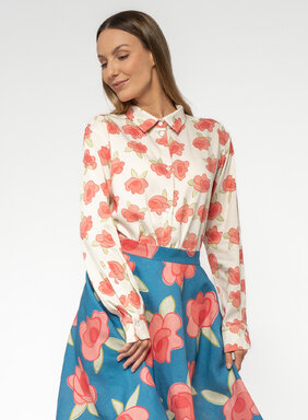 Dámska košeľa s potlačou